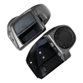 HR3 Orange Lava & Silver Gray Vented Lower Fairing Kit with Speaker Pods